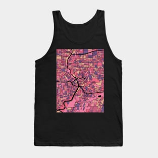 Rochester Map Pattern in Purple & Pink Tank Top